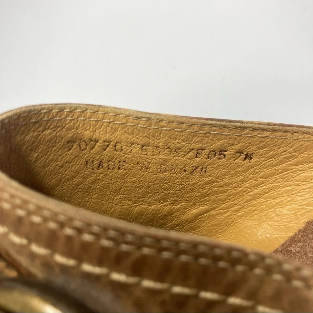 Vintage‎ Frye Charlotte ring leather mules clogs size 7 - Picture 13 of 16